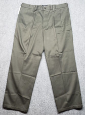 Dockers WF Pants Mens 36x29 Olive Signature Khaki Classic Fit Cotton Stretch New