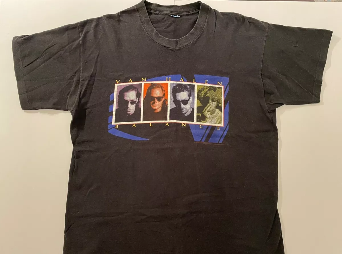 Van Halen Balance 1995-96 Tour T-Shirt XL Eddie Sammy Hagar 90's Vintage  RARE