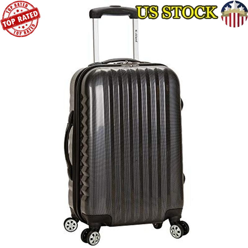Expandable Hardside Spinner Luggage 20in Carry-On Lightweight Durable Travel Bag