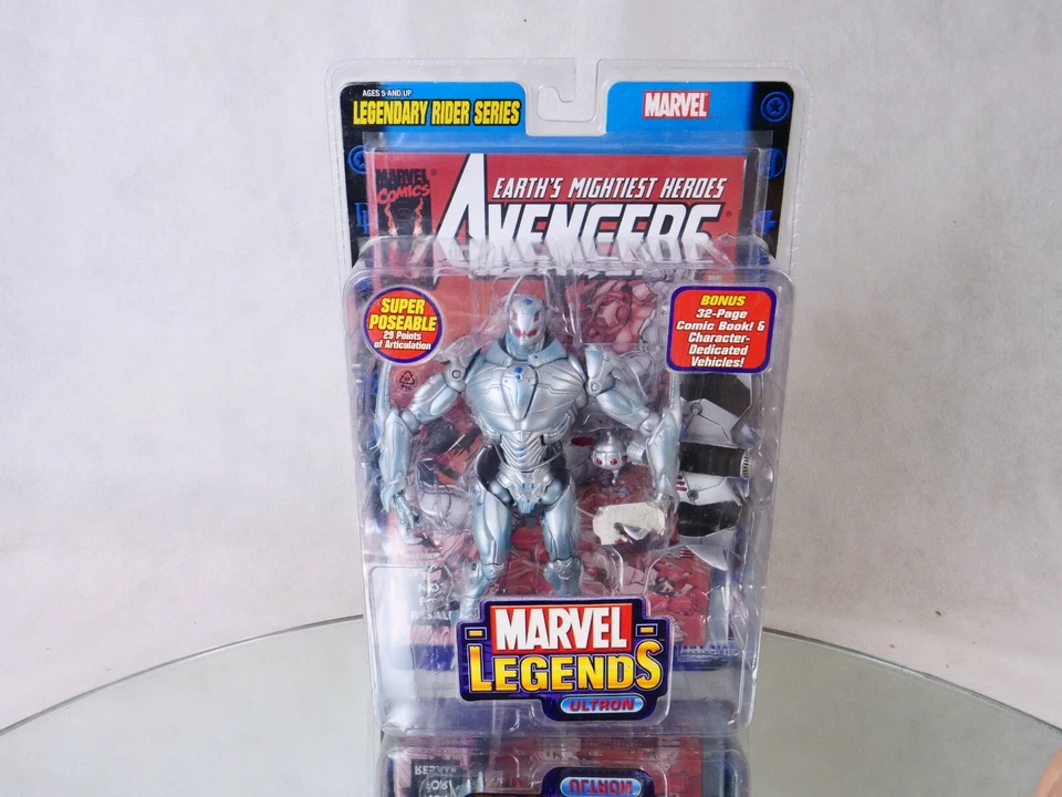 Toy Biz Marvel Legends N° 71161 ULTRON Serie Legendaria De Jinetes Nuevo 2005 - Imagen 2 de 4