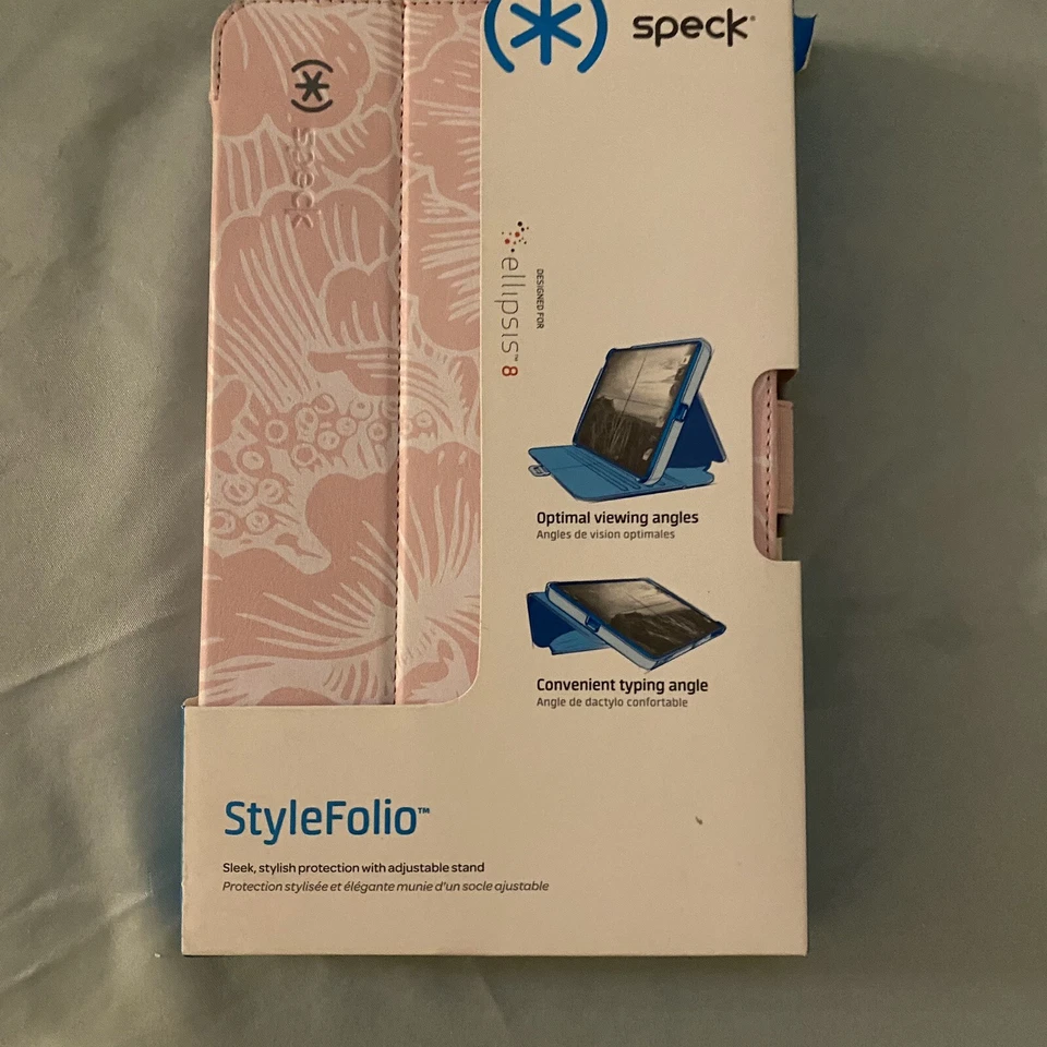 BRAND NEW Speck StyleFolio Pink Floral Tablet Case for Verizon Ellipsis 8 - Image 2 of 4