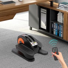 Under Desk Electric Elliptical Machine Leg Exerciser W/ Remote Control Home