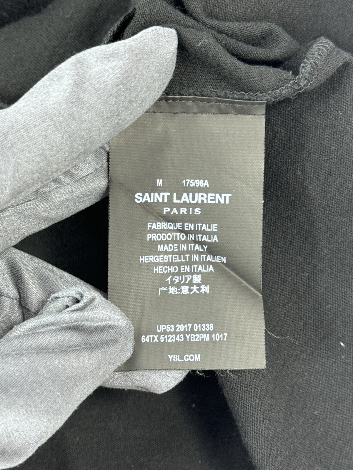 Saint Laurent Maglietta con stampa You’re On The Air Taglia:M