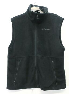 Columbia Sportswear Company Mens Sleeveless Full Zip Zipper Pocket Fleece Vest M