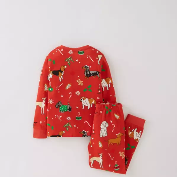 Mini V by Very Unisex Baby Dog Christmas Mini Me Pyjamas Red Size