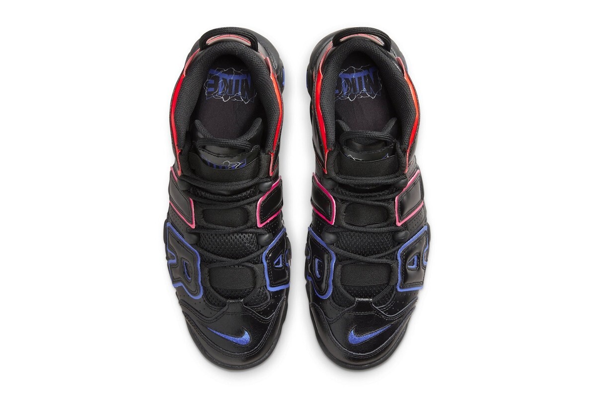 Nike Air More Uptempo Sneakers High Top Black Trainers OG Retro