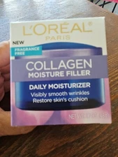 Loreal Paris Fragrance Free Collagen Moisture Filler Day/Night Cream - 1.7 oz