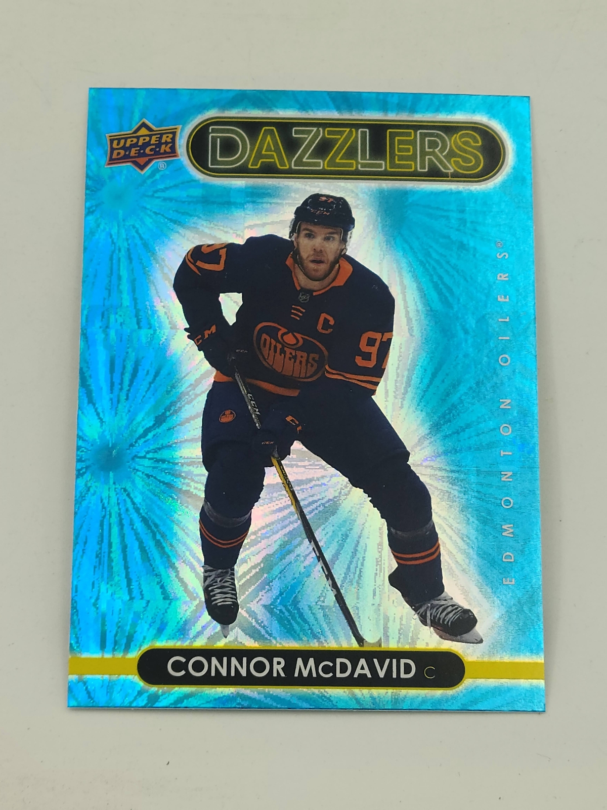 2021-22 Upper Deck #DZ-19 Connor McDavid Dazzlers Blue
