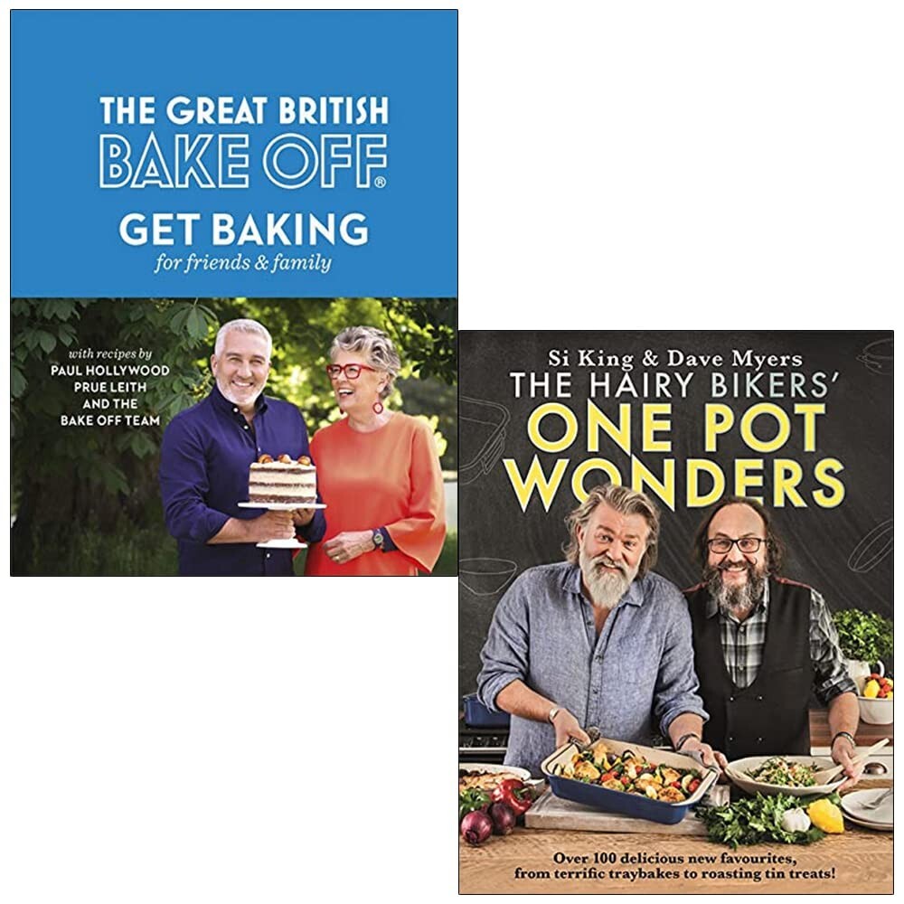 The Hairy Bikers' One Pot Wonders,The Great British Bake Off 2 Books Collection