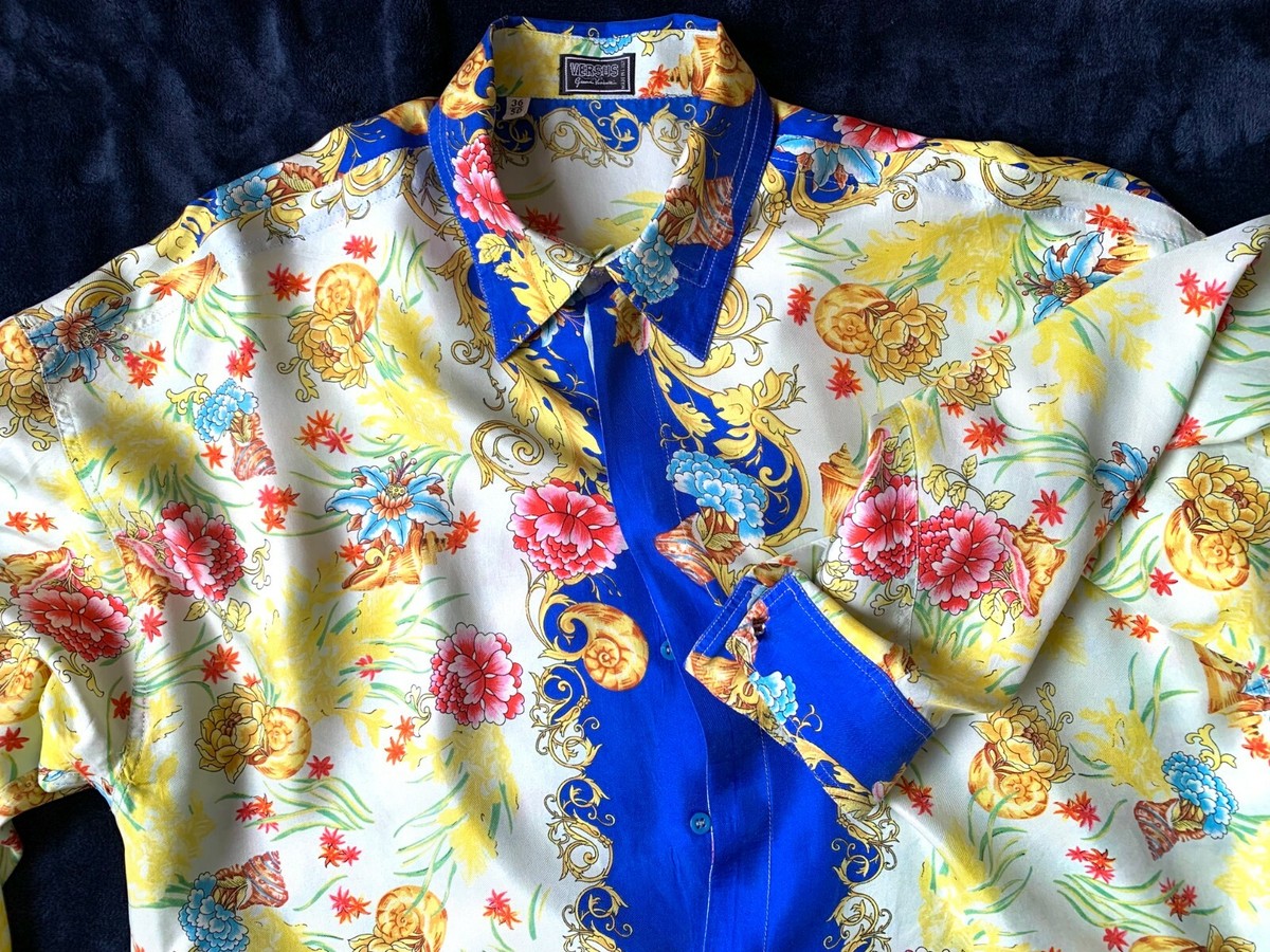 shirt camicia GIANNI VERSACE VERSUS vintage 90's TG L 50/36 | eBay