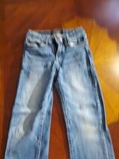 Boys Size 6 Lucky Brand classic straight Jeans Adjustable Waist light wash