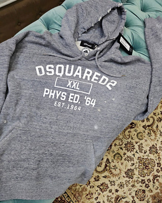 NWT $1100 DSQUARED2 hoodie size L Made in Italy.
