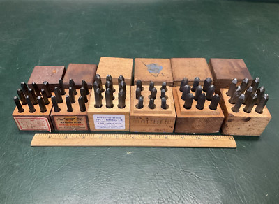 Machinist Steel Number Die Punches Stamp Sets ~ Millers Falls, Jas H. Matthews