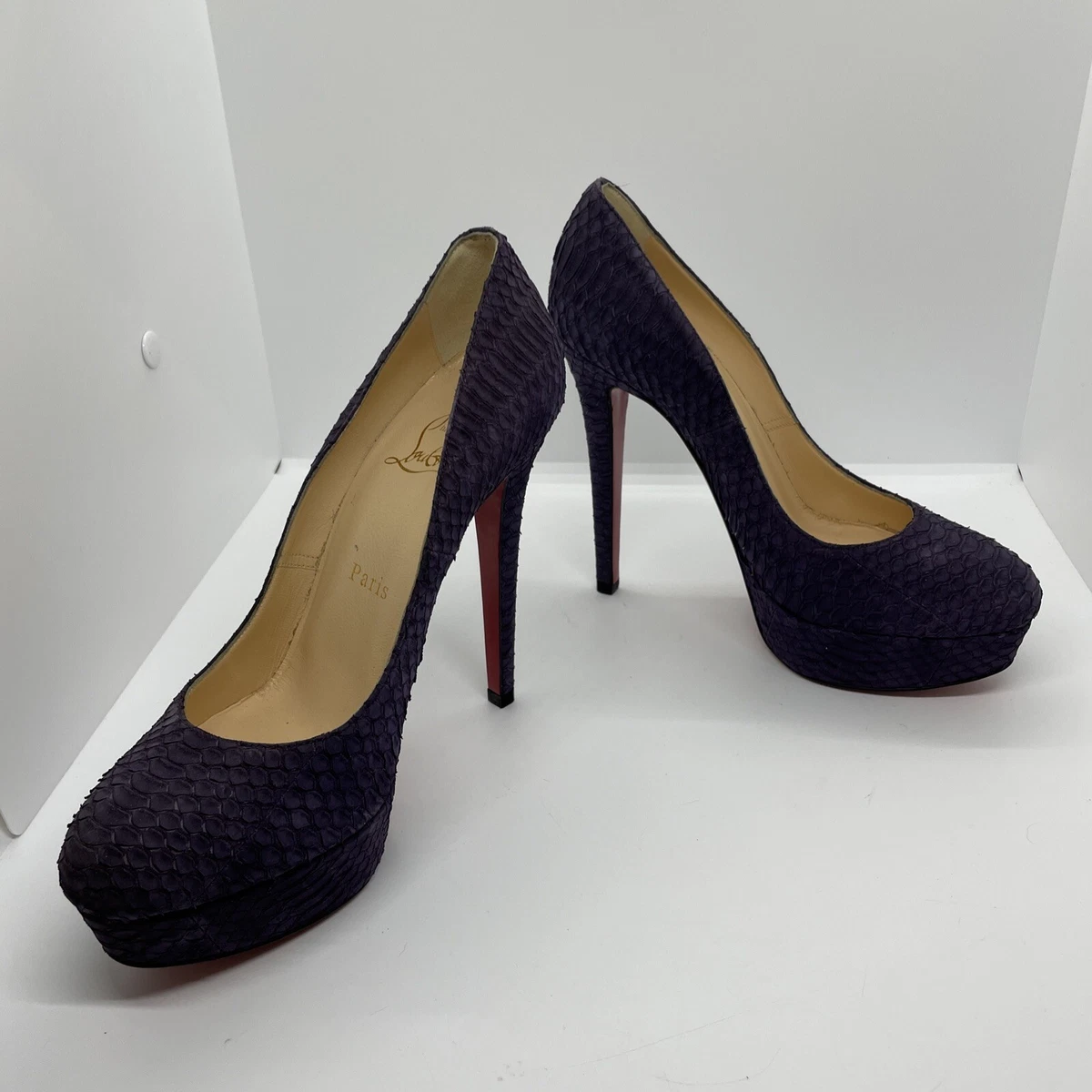 Christian louboutin round toe sales
