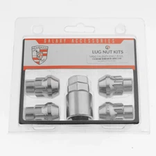 4Pcs 14X1.5 Kit | Closed End Wheel Lock | Chrome | 1 Key