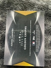 2024 Topps Five Star Junior Caminero Golden Graphs Auto /20 Blue GG-JC