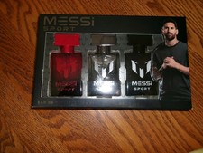 Messi Sport 3-Piece Fragrance for Men Red, Silver, Black