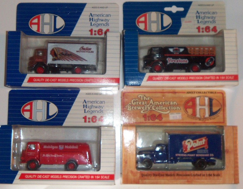 American Highway Legends 1:64 Die-Cast Truck Collection (Lot of 4) Indian + 3