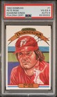 PETE ROSE autographed 1982 Donruss Diamond Kings Perez PSA/DNA VG-EX 4 AUTO 8