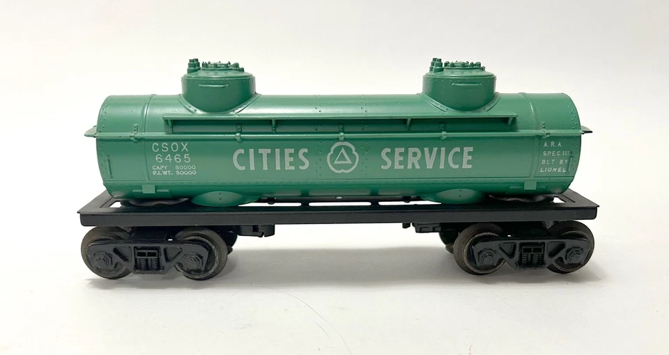 Postwar Lionel 6465-110 Cities Services Tank Car SCARCE OB C10 MiNT NOS - Image 3 of 4