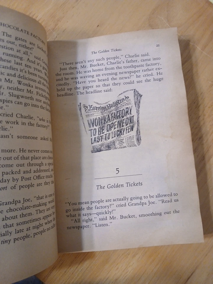 Charlie And The Chocolate Factory Roald Dahl Vtg1964 Foto 4 de 4