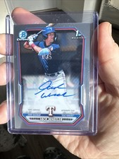 2026 Bowman Jack Wheeler Chrome Auto 1st Prospect #CPA-JWH Rangers
