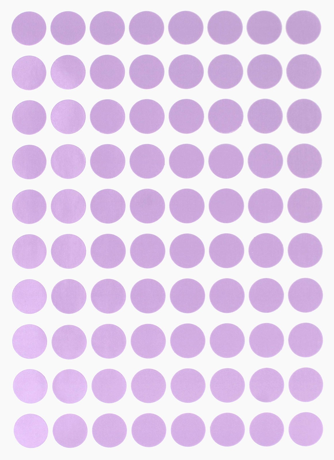 Étiquettes rondes violettes 13mm pastilles autocollantes de signalisation