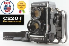 "Pro F" Blue Dot  Almost MINT w/Strap  Mamiya C220 TLR Camera Sekor 80mm Japan