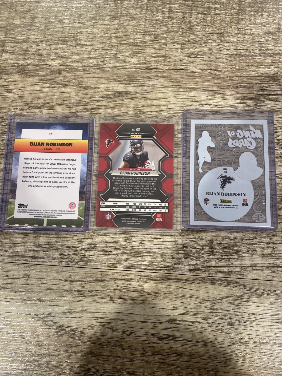 Bijan Robinson Rookie Card Lot Mega Box Exclusive, Ramblin’ Man, King Of Cards