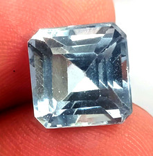 Natural Blue Aquamarine 5 Ct Emerald Shape Rare Collection IGL Gemstone 6MHI