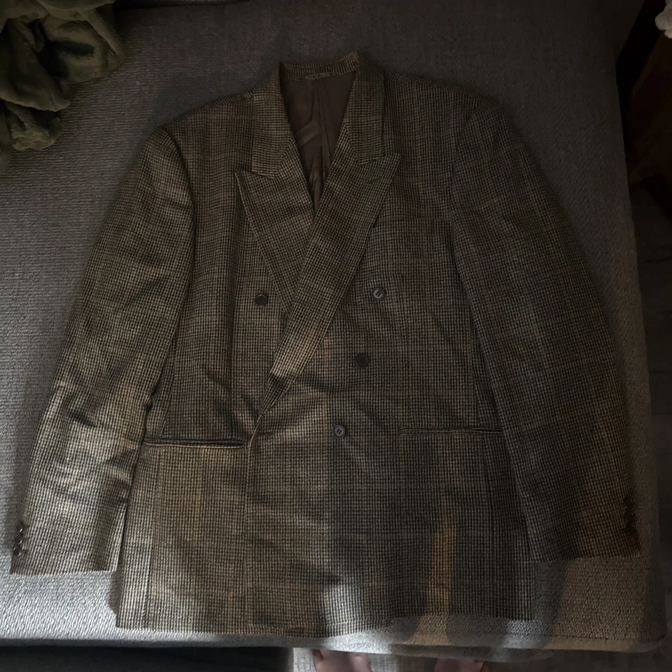 Blazer chaqueta deportiva 100 % seda vintage 1999 D’Avenza Roma Bruno Cipriani Foto 2 de 4