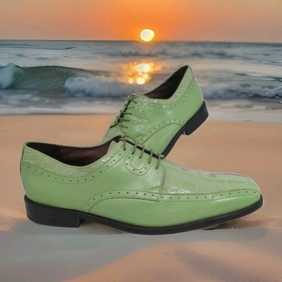 stacy adams green dress shoes Stacy Adams Palmento Cap Toe Oxford - Green Multi main image 0
