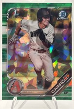 2019 Bowman Chrome Draft Sapphire Edition - Corbin Carroll #BDC-125 Green #d /50