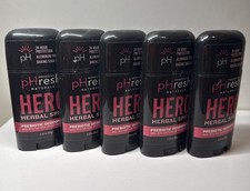 Honestly pHresh Deodorant HERO Herbal spice - 2.25 Oz Pack of 5 