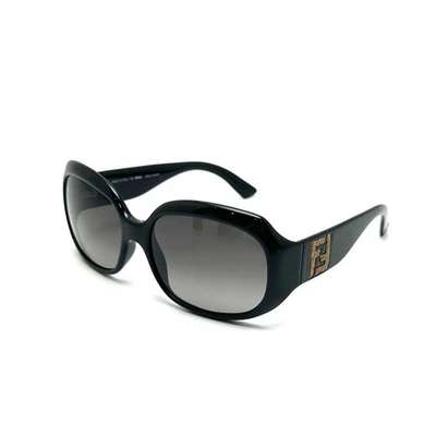 Lunettes de soleil FENDI FS501 58□17 130 FF noires authentiques pour femmes - Photo 1/4