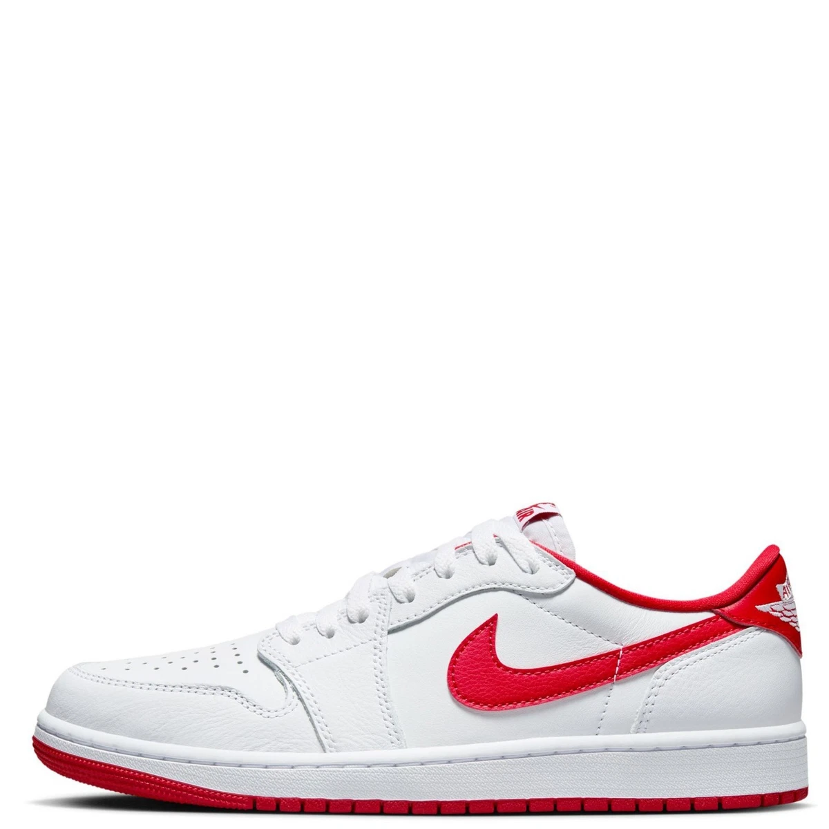 Preços baixos em Jordan 1 Low White University Red | eBay