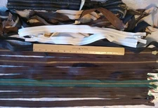 Vintage Zipper Lot Heavy Duty 30 In. Talon YKK Metal Coats And Clark Free Ship