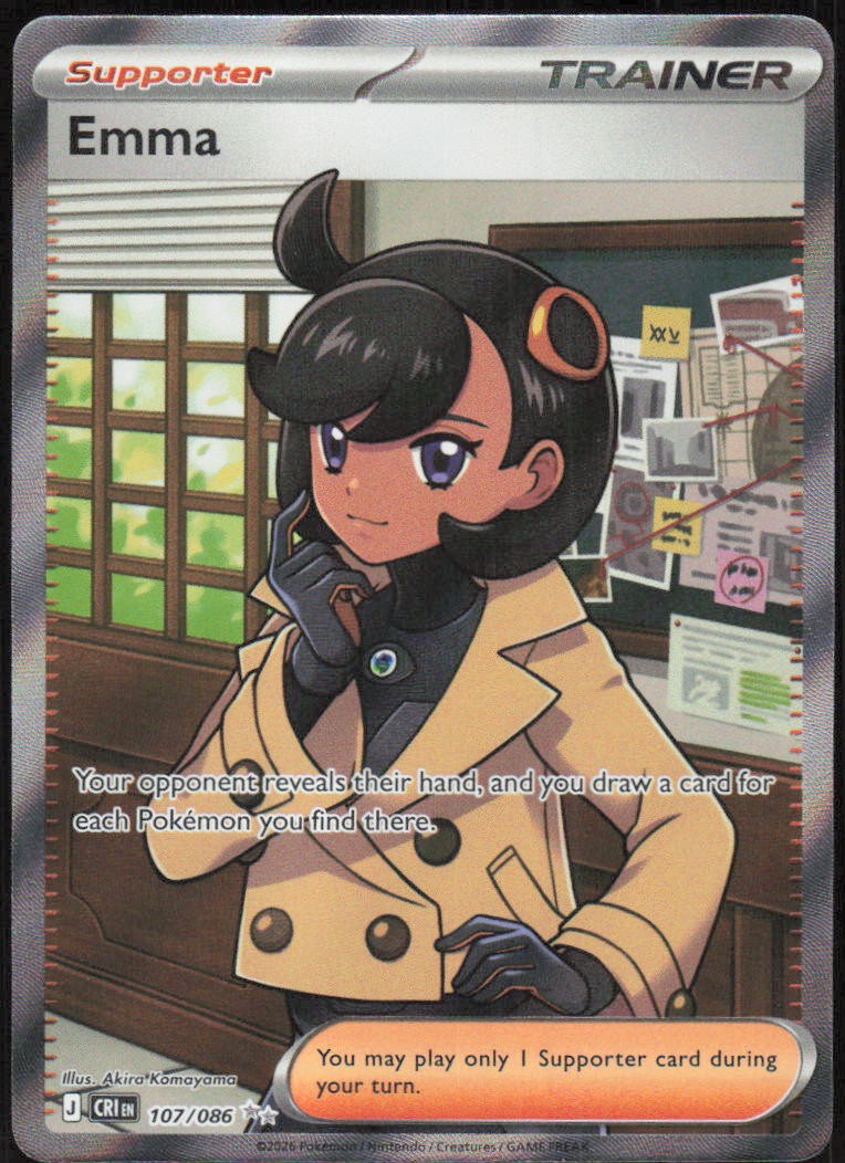 Emma 107/086 Chaos Rising Holo Ultra Rare NM EN
