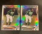 (2) Denzel Clarke 2021 Bowman Chrome Draft Refractor 1st Athletics #BDC-128