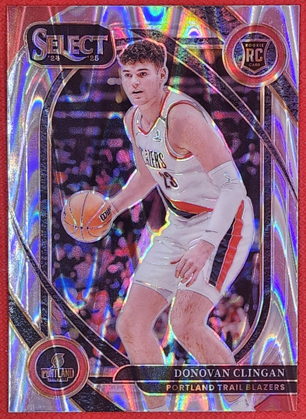 2024-25 Panini Select - Courtside Donovan Clingan #270 Tectonic Prizm (RC)