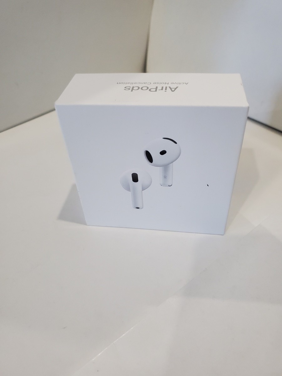 Apple AirPods 4 with Active Noise Cancellation - White Sealed Box