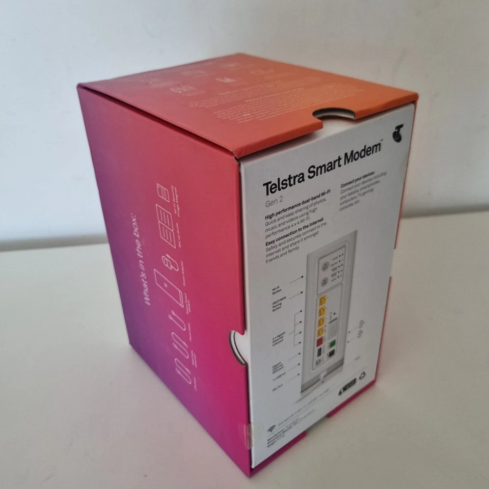 Telstra Smart Gen 2 LH1000 Arcadyan Modem Router w Voice Backup BRAND NEW SEALED - Image 2 of 4