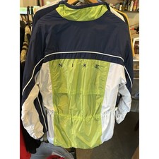 Vintage 90s Nike Windbreaker Jacket Color Block M 8-10 23x32 fits Men's Medium