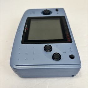 Neo Geo Pocket Color SNK Platinum Blue Handheld Console with Game Tested & Works