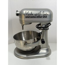 KitchenAid Professional 600 Series 6 Qt 575W Bowl-Lift Stand Mixer Silver w bowl