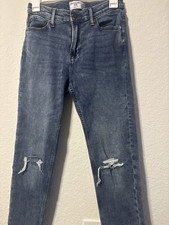 Abercrombie  Fitch Jeans Boys 15/16 Taper Fit Distressed Preppy Casual
