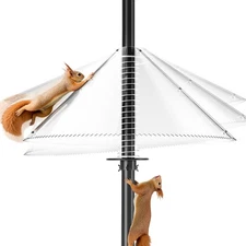 Squirrel Baffle for Bird Feeder Pole - Bird Feeder Baffle with Steel Spring M...