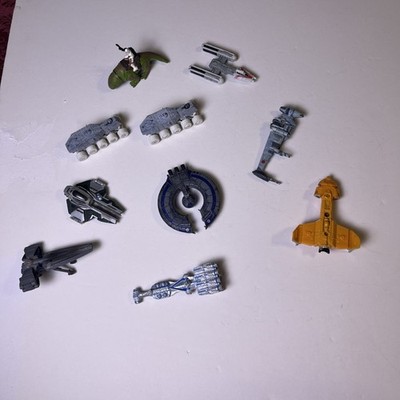 Star Wars TITANIUM Black Series Micro Die Cast Vehicles -Lot Of 10 Various Years