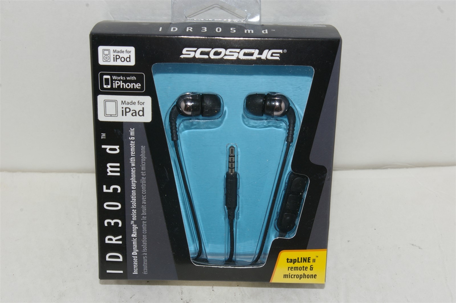 Scosche IDR305MD Noise Insolation Wired Earphones Earbuds NE