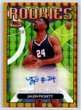 2023-24 Topps Finest Jalen Pickett Rookie Auto Gold Refractor #/50 RC #RFA-JPI